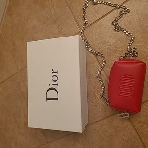 Dior pouch diy to crossbody bag new with box